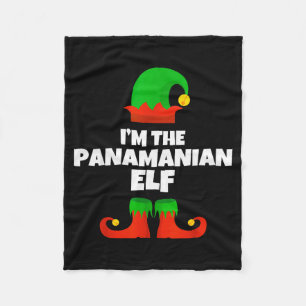 Ich bin die panamaische Elf-Familie-Pyjama-Weihnac Fleecedecke