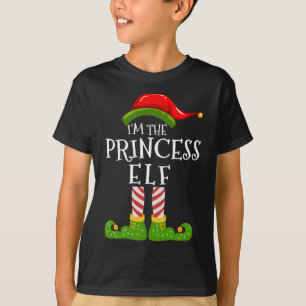 Ich bin die Prinzessin Elf Matching Familie Weihna T-Shirt