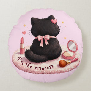 Ich bin die Prinzessin Rundes Kissen