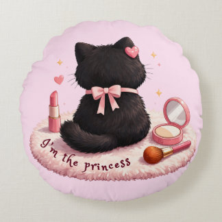 Ich bin die Prinzessin Rundes Kissen