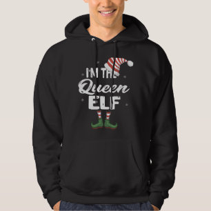 Ich bin die Queen Elf Weihnachten Weihnachten Weih Hoodie