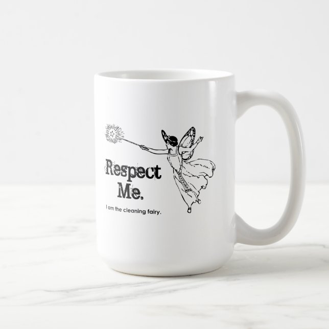 Ich bin die Reinigungsmaschine Kaffeetasse (Rechts)