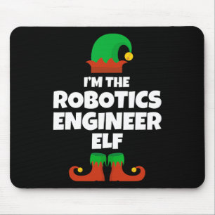 Ich bin die Robotik-Ingenieur Elf Familie Pajama C Mousepad