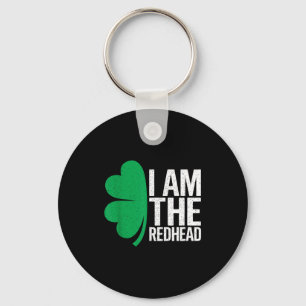 Ich bin die Rothaarige lustiger St. Patricks Day M Schlüsselanhänger
