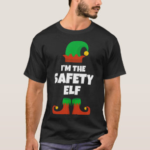 Ich bin die Safety Elf Familien-Pyjama Weihnachten T-Shirt