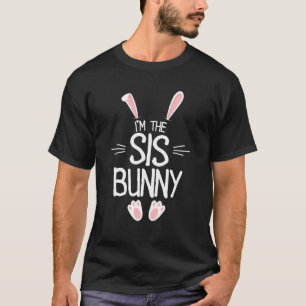 Ich bin die Schwester Bunny Girls Niedlich Matchin T-Shirt