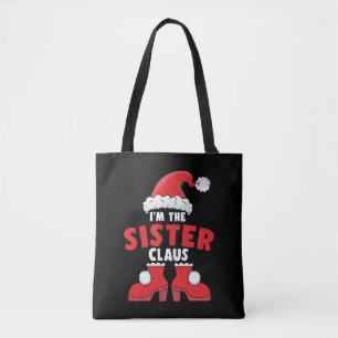 Ich bin die Schwester Claus Weihnachtsfamilie, die Tasche
