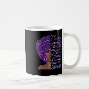 Ich bin die starke schwarze Frau mit Lila Überdosi Kaffeetasse
