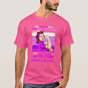 Ich bin die Storm Alzheimer's Awareness Warrior Wo T-Shirt