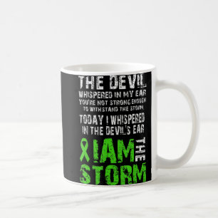 Ich bin die Storm Mental Health Awareness Green Ri Kaffeetasse