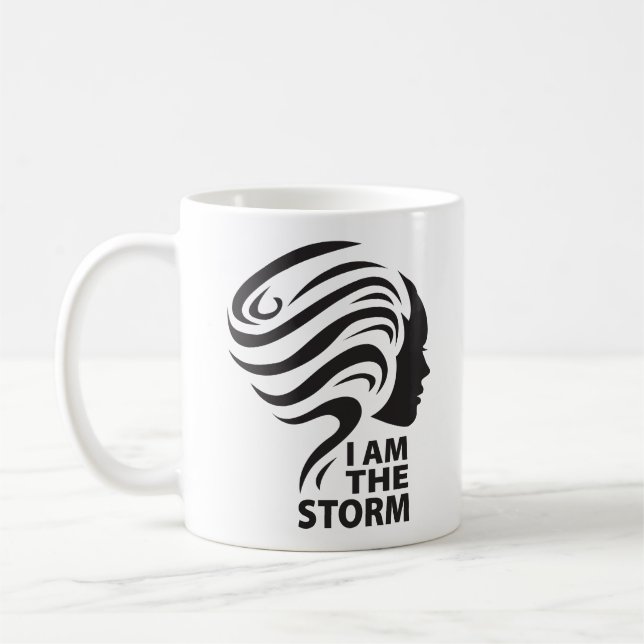 Ich bin die Sturm-Tasse Kaffeetasse (Links)