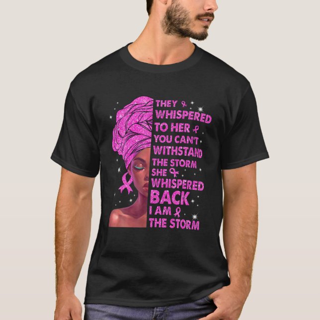 Ich bin die stürmische schwarze Frau nach dem Brus T-Shirt (Vorderseite)