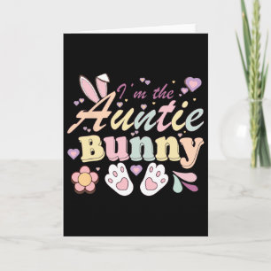 Ich bin die Tante Bunny Matching Family Frohe Oste Karte