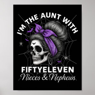 Ich bin die Tante mit fünfelf Nichten Nephews Hall Poster