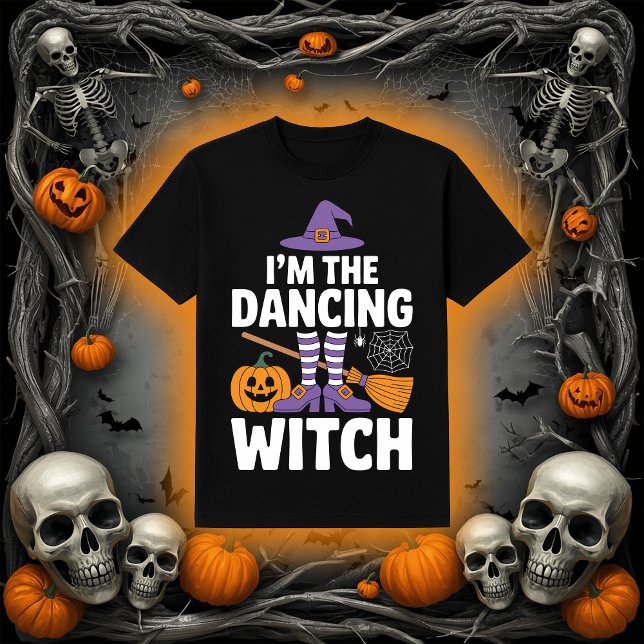 Ich bin die Tanzhexe | Halloween-Party Spaß T-Shirt (Von Creator hochgeladen)