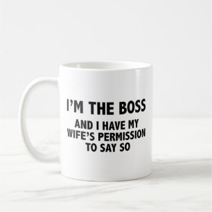 Ich bin die Tasse des Boss-Kaffees