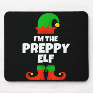 Ich bin die vornehme Elf-Familien-Pyjama-Weihnacht Mousepad