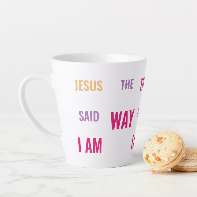 Ich bin die "Way Latte"-Tasse in hellen Farben Milchtasse (Beispiel)