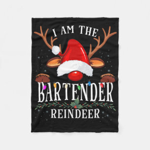 Ich bin die Weihnachtsfamilie Render Fleecedecke