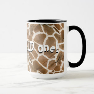 Ich bin die Wild One Animal Print Tasse