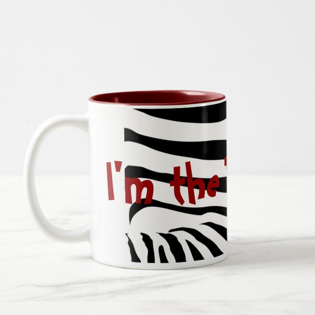 Ich bin die Wilde Eins (rote) Tasse (Links)