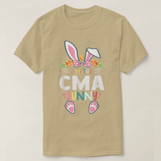 Ich bin die zertifizierte medizinische Assistentin T-Shirt (Design vorne)