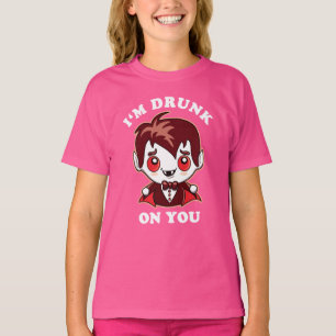 Ich bin dir Betrunken Niedliche Vampire-Liebe T-Shirt