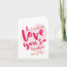 Ich bin dir von der Liebe Feiertagskarte