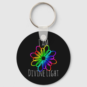 Ich bin Divine Light Yoga Meditation Geschenk T-Sh Schlüsselanhänger