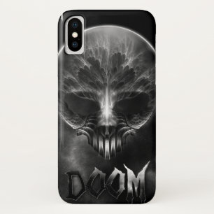 Ich bin Doom Fraktal Skull Case-Mate iPhone Hülle