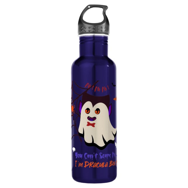 Ich bin dracula Blue Water Flasche Edelstahlflasche (Vorderseite)