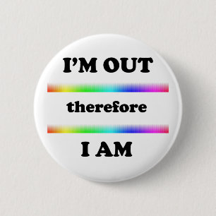 Ich bin draußen, also bin ich button