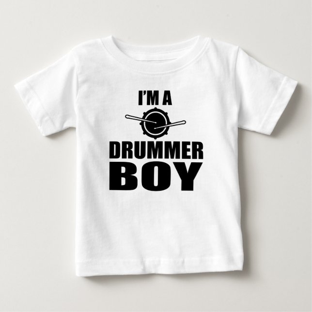 ICH BIN DRUMMER BOY BABY T-SHIRT (Vorderseite)