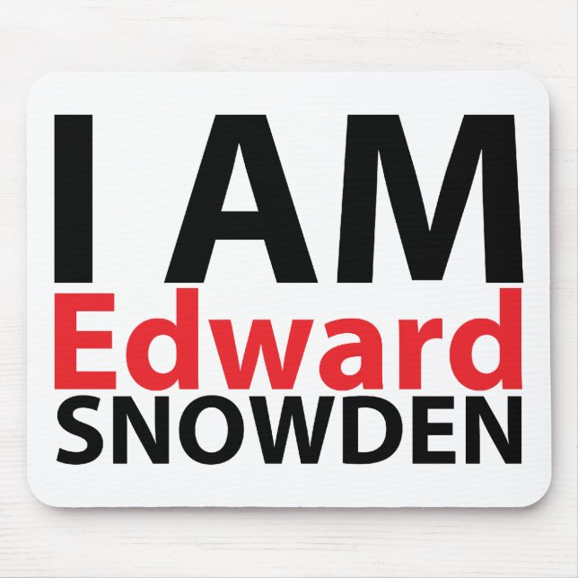 Ich bin Edward Snowden Mousepad (Vorne)