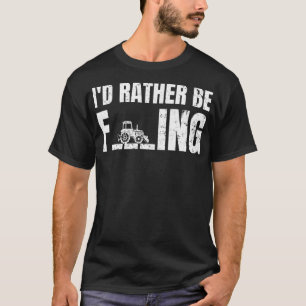 Ich bin eher Bauer-Geschenk Ideen-Traktor T-Shirt