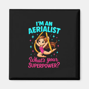 Ich bin ein Aerialist Was ist Ihre Luftseidentänze Magnet