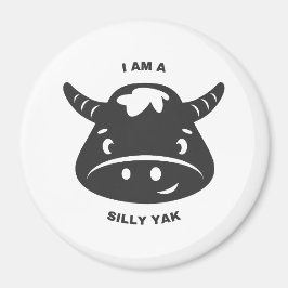 "Ich bin ein Alberner Yak" Funny Puns Kitchenmagne Magnet