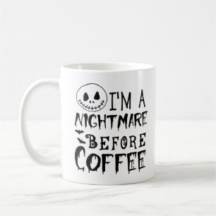 Ich bin ein Albtraum vor Kaffee, lustig Kaffeetasse