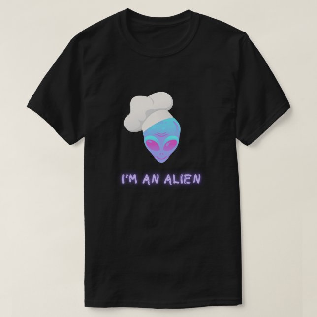 ICH BIN EIN ALIEN T-Shirt - Koch (Design vorne)