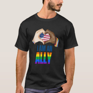 Ich bin ein alleiniger LGBTQ Lesbischer Gay Trans T-Shirt