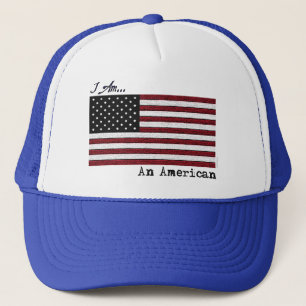ICH BIN ein amerikanischer Fernlastfahrer-Hut Truckerkappe