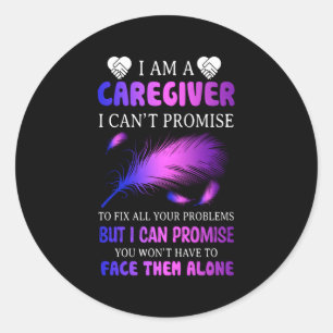 Ich bin ein Angestellter, den ich nicht verspreche Runder Aufkleber