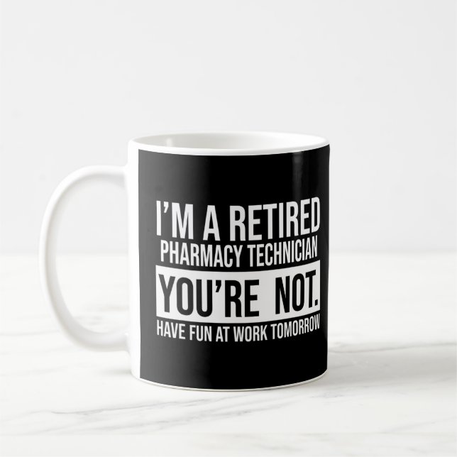 Ich bin ein Apotheker, den Sie nicht mehr reti sin Kaffeetasse (Links)