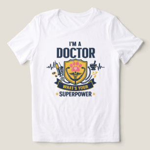 Ich bin ein Arzt – Was ist dein Superheld? Tri-Blend Shirt