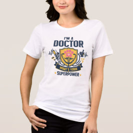 Ich bin ein Arzt – Was ist dein Superheld? Tri-Blend Shirt