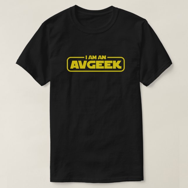 ICH BIN EIN AVGEEK T-Shirt (Design vorne)