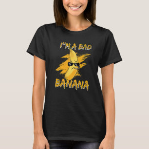 Ich bin ein Bad Banana Funny Women Banana Yellow F T-Shirt