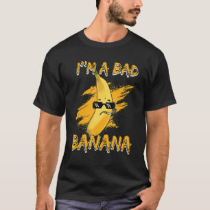 Ich bin ein Bad Banana Funny Women Banana Yellow F T-Shirt