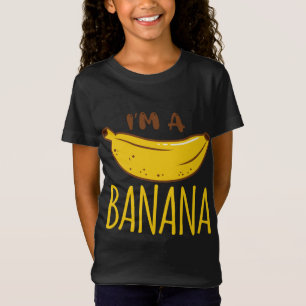 Ich bin ein Banane Party Obst Vegan Vegetarier Fun T-Shirt