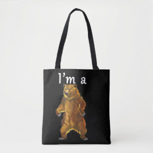 Ich bin ein Bärengrizzly und ein brauner Bär Tasche